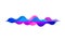 Speaking sound wave.Colorful motion gradient.Rhythm.Abstract vector background.Music audio technology equalizer on white backgroun