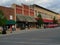 Spearfish, South Dakota downtown with historic buildings