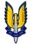 Special Air Service Badge SAS Over A White Background