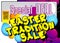 Special Deal, Easter Tradition Sale - Comic book style holiday related text.
