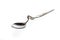 Special design silver tea spoon isolated on white.