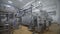 Special equipment for pasteurize milk in modern dairy factory