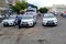 Special equipment. Three cars of traffic police.