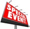 Special Event Billboard Sign Advertising Exclusive Sale Limited