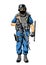 Special forces police officer character