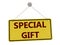 Special gift sign