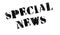 Special News rubber stamp