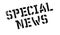 Special News rubber stamp