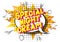 Special Night Cream - Vector illustrated comic book style phrase.