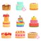 Special Occasion Decorated Cakes Assortment