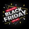 Special offer black Friday sale banner background