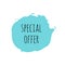 Special offer design template