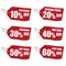 Special offer labels Signs. Eps10 Vector.