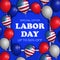 Special offer labor day concept background, realistic style