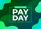 Special offer payday sale banner template.