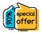 Special Offer and Price on Sale, Promotion Tags