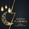 Special Offer Ramadan Sale Islamic. Ramadan kareem flash sale with mosque islam arab. Ramadan Kareem Sale Design Vector. Suitable