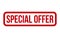 Special Offer Rubber Stamp. Special Offer Rubber Stamp Seal Vector Illustration â€“ Vector