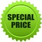 Special price seal stamp badge green