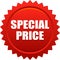 Special price seal stamp badge red