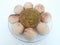 Special Rajasthani dal baati dish with onions