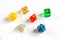 Special RPG colorful dices group