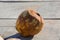 special single hole of coconut shell difference