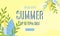 Special Summer Banner Template with Great Discount