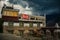 Special Tibetan houses under the clouds