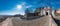 Special view of the entrance of Porta San Giacomo in Bergamo upper town