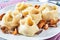 Speciality regional Turkish manti pasta