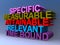 Specific measurable attainable relevant time bound