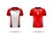 Specification Soccer Sport , Esport Gaming T Shirt Jersey template. mock up uniform . Vector Illustration