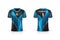 Specification Soccer Sport , Esport Gaming T Shirt Jersey template. mock up uniform . Vector Illustration