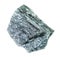 specimen of natural raw indigolite mineral cutout