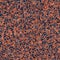 Speckled Classic Blue Orange Confetti Seamless Pattern. Dense Packed Speckled Fibre Flecks Background. Abstract Decorative Party