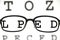 Spectacles on an eye chart