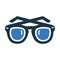 Spectacles, sunglasses, shades icon. Editable vector graphics