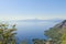 Spectacular aerial view of Maratea. Coast of Basilicata in southern Italy