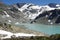 Spectacular alpine Wedgemount Lake