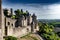 Spectacular Ancient Fortress Of Medieval City Carcassonne In Occitania, France