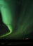 Spectacular aurora borealis flashing over Jokulsarlon Glacier Lagoon