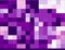 Spectacular background in the form of small squares, purple, lilac, orange and black