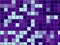 Spectacular background in the form of small squares, purple, lilac, orange and black