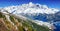 Spectacular Chalaadi Glacier, located on southern slope of the Causacus Mountains