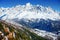 Spectacular Chalaadi Glacier, located on southern slope of the Causacus Mountains