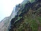 The spectacular Christmas Tree Waterfall in Sumidero Canyon