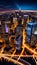 Spectacular Cityscape at Night illustration Artificial intelligence artwork generated