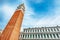 Spectacular cityscape of Venice with San Marco square with Campanile and Saint Mark\\\'s Basilica