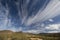 Spectacular clouds over the landscape